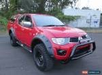 2009 Mitsubishi Triton MN MY10 GLX-R Red Manual 5sp M 4D UTILITY for Sale