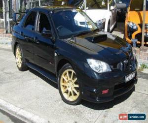 Classic 2006 Subaru Impreza MY07 WRX STI Black Manual 6sp M Sedan for Sale