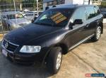 2003 Volkswagen Touareg 7L V6 Luxury Absolute Black Automatic 6sp A Wagon for Sale
