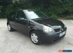 2004 Renault Clio 1.4 16V Petrol Automatic 12 Month MOT Black Extensive History for Sale