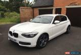 Classic 2012 BMW 116D SPORT WHITE ,low miles,excellent condition  for Sale