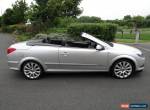 2006 06 REG VAUXHALL ASTRA TWIN TOP CONVERTIBLE DESIGN 2.0 TURBO CHARGED SILVER for Sale