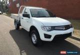 Classic 2011 Mitsubishi Triton MN MY11 GLX White Automatic 4sp A Cab Chassis for Sale