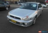 Classic 2002 Subaru Impreza MY02 RS (AWD) Silver Manual 5sp M Sedan for Sale