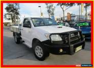 2010 Toyota Hilux KUN26R MY10 SR White Manual 5sp M 2D CAB CHASSIS for Sale