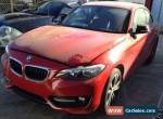 BMW 220D SPORT COUPE AUTOMATIC DAMAGED REPAIRABLE SALVAGE  for Sale