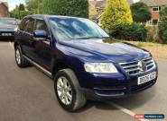 2005 VOLKSWAGEN TOUAREG 2.5 TDI SPORT AUTO BLUE LONG MOT  for Sale