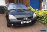 Classic Renault Clio Dynamique 16V Mk2 1.1 Hatchback Black Spares Or Repairs Low Miles for Sale