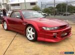 1989 Nissan Silvia S13 1.8T Candy Apple Red Pearl Manual 5sp M Coupe for Sale