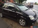 2004 VAUXHALL MERIVA DESIGN 16V BLACK SPARES OR REPAIRS DRIVE AWAY IRMSCHER  for Sale