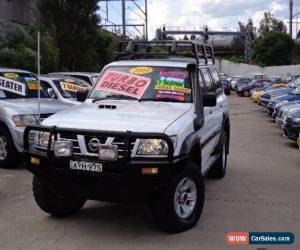 Classic 2004 Nissan Patrol GU III ST (4x4) White Manual 5sp M Wagon for Sale