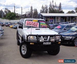 Classic 2004 Nissan Patrol GU III ST (4x4) White Manual 5sp M Wagon for Sale