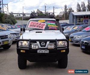 Classic 2004 Nissan Patrol GU III ST (4x4) White Manual 5sp M Wagon for Sale