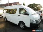 2011 Toyota Hiace TRH223R MY11 Upgrade Commuter White Automatic 4sp A Bus for Sale