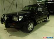 2002 Toyota Landcruiser HDJ100R GXV Black Automatic 4sp A Wagon for Sale