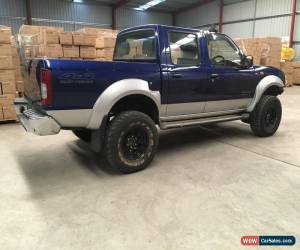 Classic 2004 Nissan Navara D22 3L turbo diesel 4x4 light front damaged repairable drives for Sale