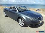 2004 AUDI A4 1.8 T SPORT Convertible MANUAL* DOVE GREY * LEATHER for Sale