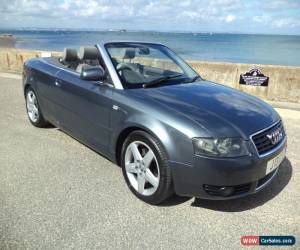 Classic 2004 AUDI A4 1.8 T SPORT Convertible MANUAL* DOVE GREY * LEATHER for Sale