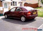 2002 VAUXHALL ASTRA CLUB 16V AUTO RED for Sale