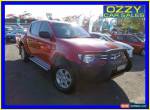 2012 Mitsubishi Triton MN MY12 GLX (4x4) Red Manual 5sp M Dual Cab Utility for Sale