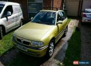 1998 VAUXHALL ASTRA SPORT  YELLOW for Sale