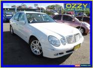 2005 Mercedes-Benz E200K 211 Elegance White Automatic 5sp A Sedan for Sale