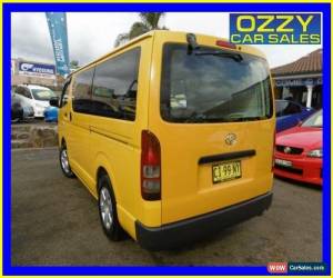 Classic 2010 Toyota Hiace KDH201R MY11 Upgrade LWB Yellow Automatic 4sp A Van for Sale