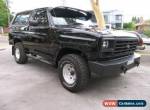1987 Ford Bronco xlt (4x4) Black Automatic 3sp A Wagon for Sale