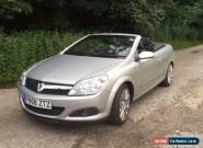 2008 VAUXHALL ASTRA TWIN TOP DESIGN CONVERTIBLE  SILVER for Sale