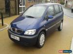 2005 VAUXHALL ZAFIRA DESIGN DTI 16V BLUE for Sale