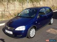 VAUXHALL CORSA DESIGN 1.2 TWINPORT BLUE 2005 FULL 12 MONTHS MOT for Sale