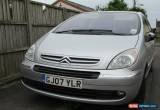 Classic 2007 CITROEN XSARA PICASSO VTX 16V AUTO SILVER SPARES OR REPAIRS for Sale