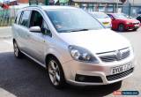 Classic 2006 VAUXHALL ZAFIRA 1.8i SRI SILVER for Sale