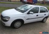 Classic 2001 VAUXHALL CORSA COMFORT 16V AUTO WHITE for Sale