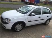 2001 VAUXHALL CORSA COMFORT 16V AUTO WHITE for Sale