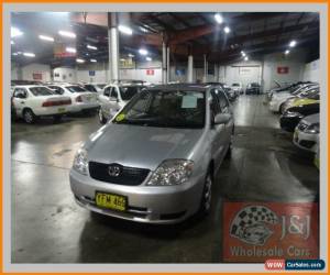 Classic 2002 Toyota Corolla ZZE122R Ascent Silver Automatic 4sp A Sedan for Sale