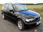 BMW 318i (2.0)SE TOURING AUTO,LEATHER,METALLIC BLACK,12 MONTHS MOT,05 REG,3 KEYS for Sale