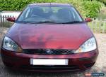 2003 Ford Focus LX 1.6 Red 5dr Petrol NO RESERVE for Sale