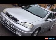 2001 VAUXHALL ASTRA CD 16V SILVER for Sale