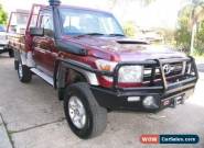 2010 Toyota Landcruiser VDJ79R 09 Upgrade GXL (4x4) Red Manual 5sp M for Sale