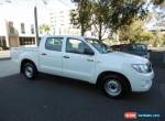 2010 Toyota Hilux GGN15R 09 Upgrade SR White Automatic 5sp A Dual Cab Pick-up for Sale