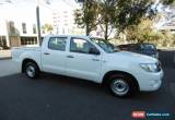 Classic 2010 Toyota Hilux GGN15R 09 Upgrade SR White Automatic 5sp A Dual Cab Pick-up for Sale