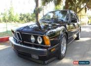 1989 BMW 6-Series for Sale