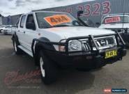 2003 Nissan Navara D22 ST-R (4x4) White Manual 5sp M Dual Cab Pick-up for Sale