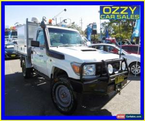 Classic 2008 Toyota Landcruiser VDJ79R Workmate (4x4) White Manual 5sp M Cab Chassis for Sale