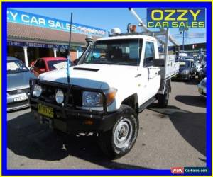 Classic 2008 Toyota Landcruiser VDJ79R Workmate (4x4) White Manual 5sp M Cab Chassis for Sale