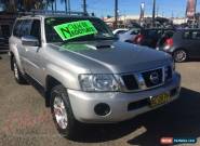 2004 Nissan Patrol GU III ST (4x4) Silver Manual 5sp M Wagon for Sale