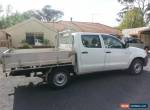 2005 Toyota Hilux Dual Cab, GGN15R, White, 5 Speed, tray back, low km  for Sale