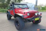 Classic 2000 Jeep Wrangler TJ Sport Red Manual 5sp M Hardtop for Sale