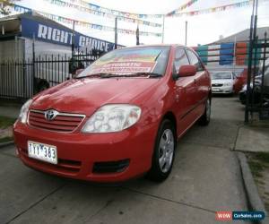 Classic 2006 Toyota Corolla ZZE122R Ascent Red Automatic 4sp A Sedan for Sale